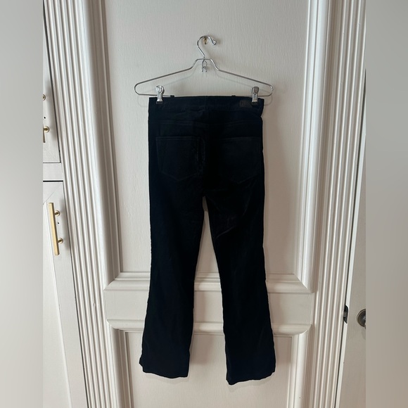 PAIGE Claudine Velvet Flare Pants NWT Size 24 High Rise Ankle Bootcut - Picture 5 of 7